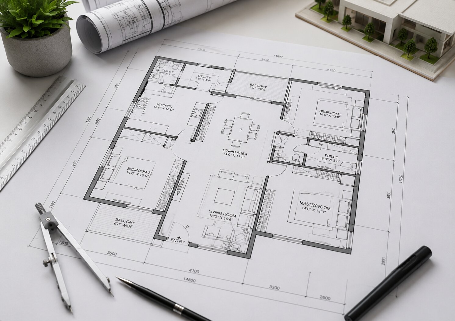 2D Floor Planning & Layouts (2)